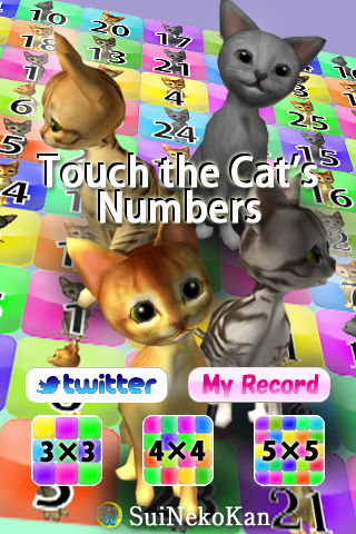 Touch the Cat's Numbers